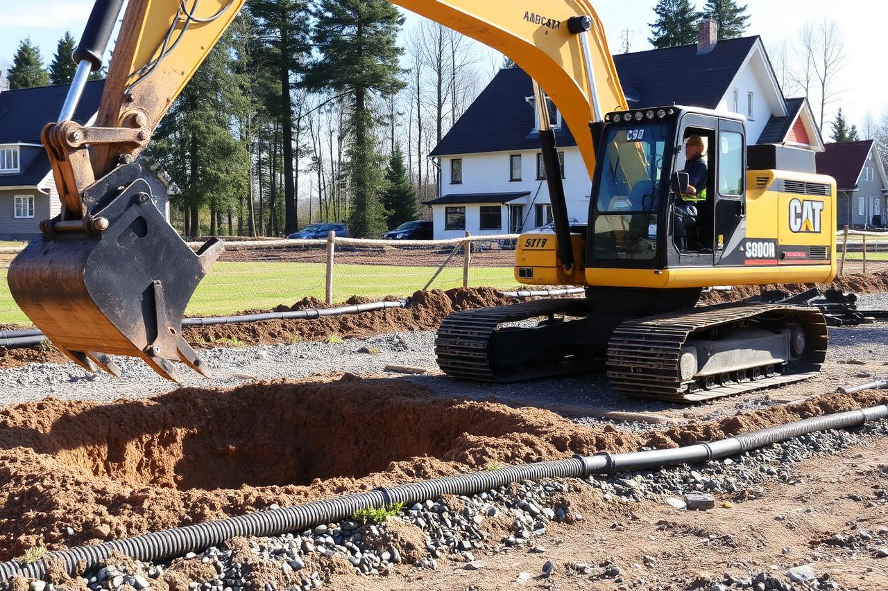 Markarbete och dränering